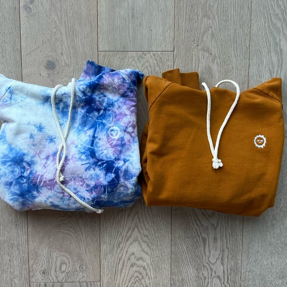 Big Bud Press Tie Dye and Marigold Hoodie Pullover Sweatshirts Size XS - Picture 6 of 6